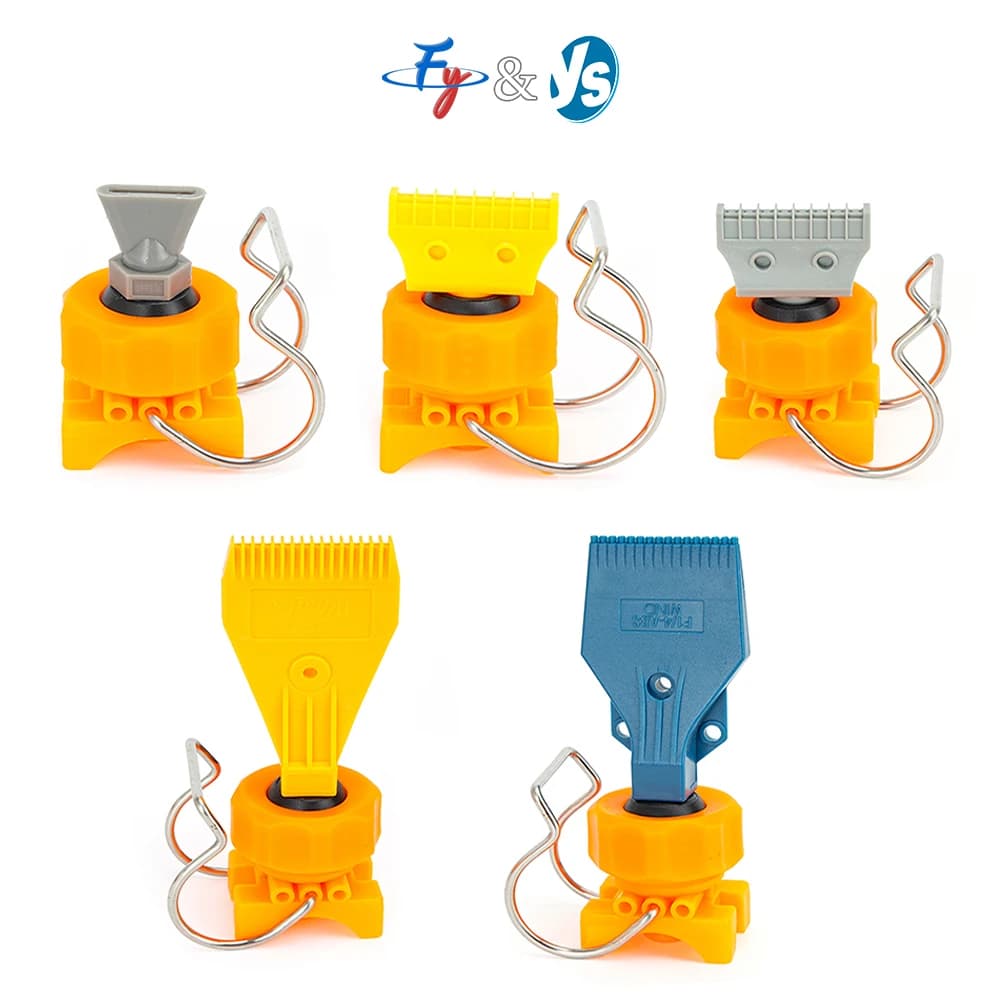 YS Nuova Lama d'Aria in Plastica a Clip Singola con Ugello di Soffiaggio Largo a Foro Singolo o Doppio, Ugello di Soffiaggio Fisso