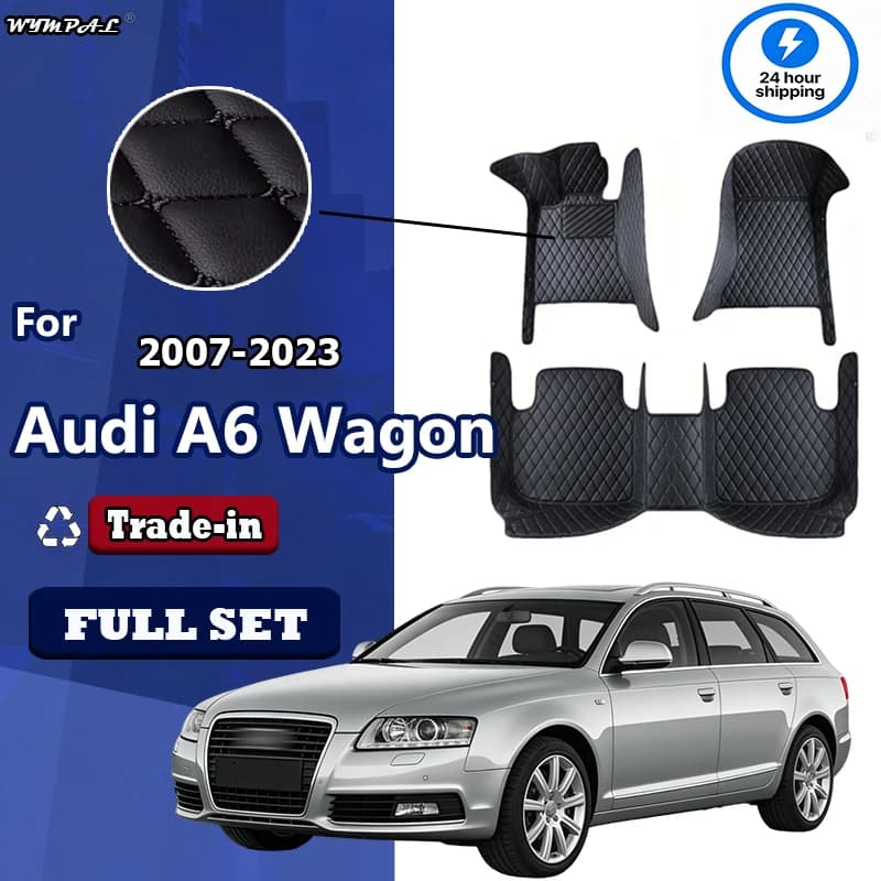 Tappetini auto per Audi A6 Wagon 2007 2008 2009 2010 2011 2012 2013 2014 2015-2018 2019 2020 2021 2022 2023 Accessori auto