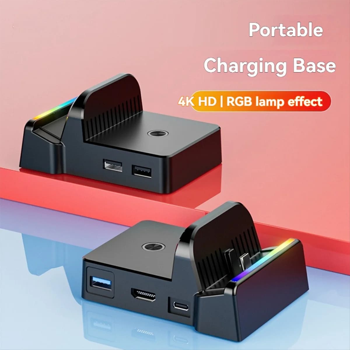 Nuova tecnologia per docking station per interruttori portatili con porte di ricarica 4K compatibili/USB 3.0/USB-C