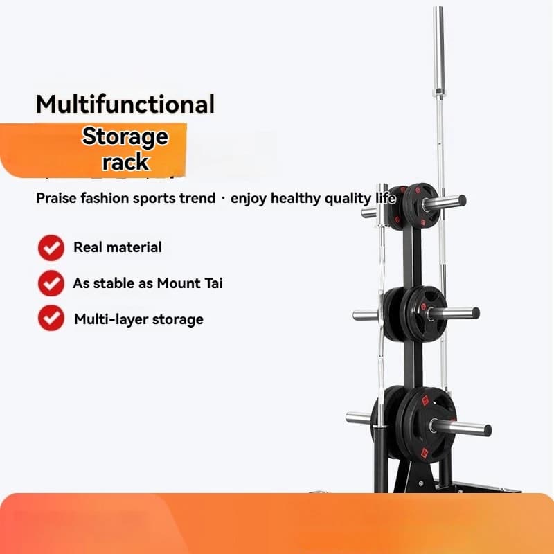 Storage Rack Gym Gadget Rack Dumbbell Mobile Fitness Weight Piece Storage Rack Car