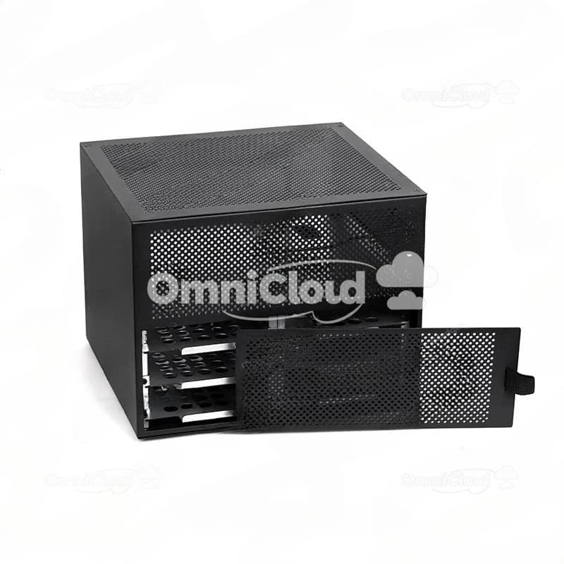 Il telaio NAS S6 a sei bit supporta la scheda principale itx Server di archiviazione desktop fai-da-te piccolo chassis AIO