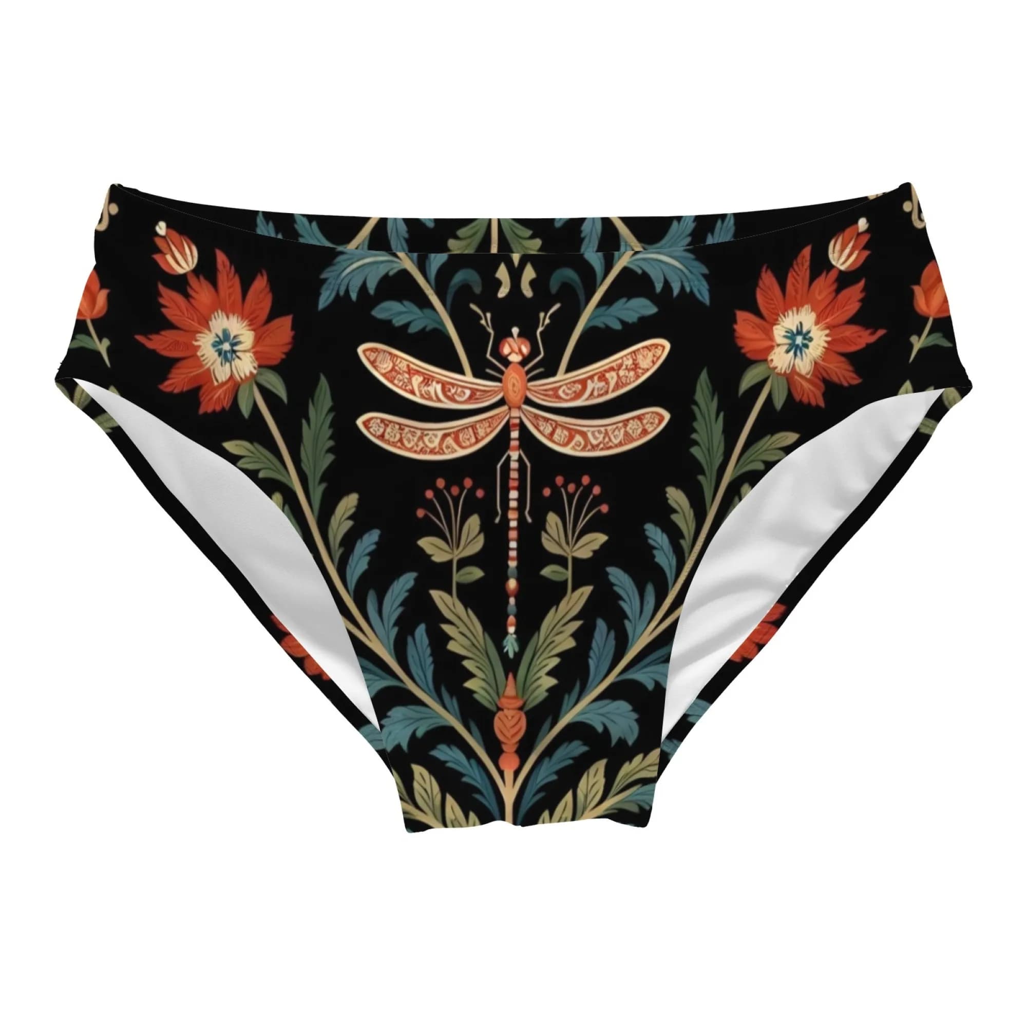 Retro Dragonfly Sexy Men's Swimming Trunks Stretchy Comfortable Men's Briefs Casual Beach Surf Shorts Men's Sexy Bikini Swimwear