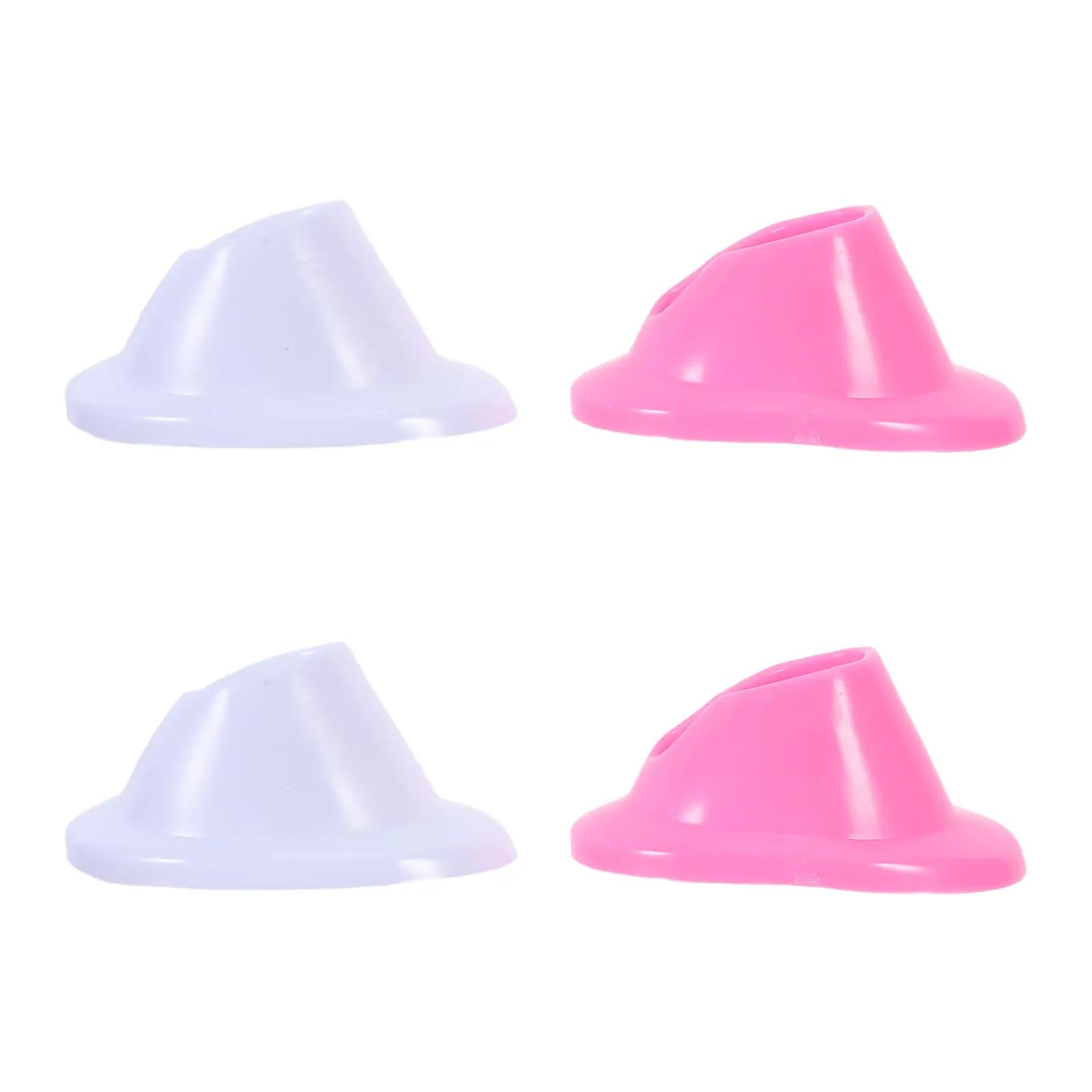 8Pcs Nail Polish Display Stand Anti-Spill Silicone Tilted Polish Bottle Holder Manicure Organizer Nail Art Display Rack Salon