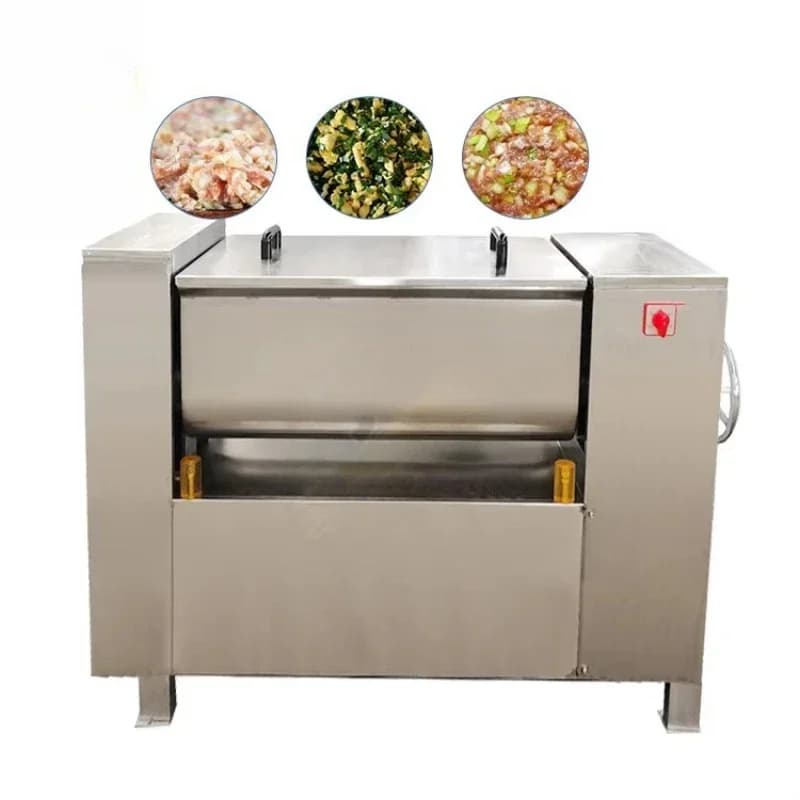 Tritacarne industriale, miscelatore per carne, macchina per insaccati, miscelatore industriale per carne