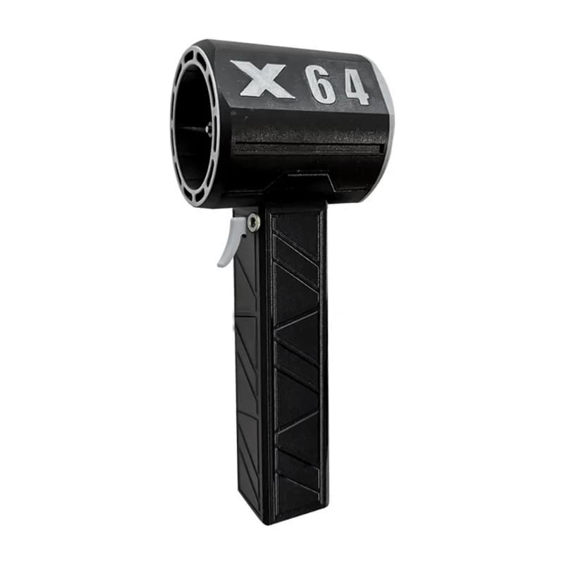 Ventola turbo violenta con canalizzazione da 64 mm, carica fino a 1400 g, asciugacapelli portatile di livello industriale, autolavaggio X64