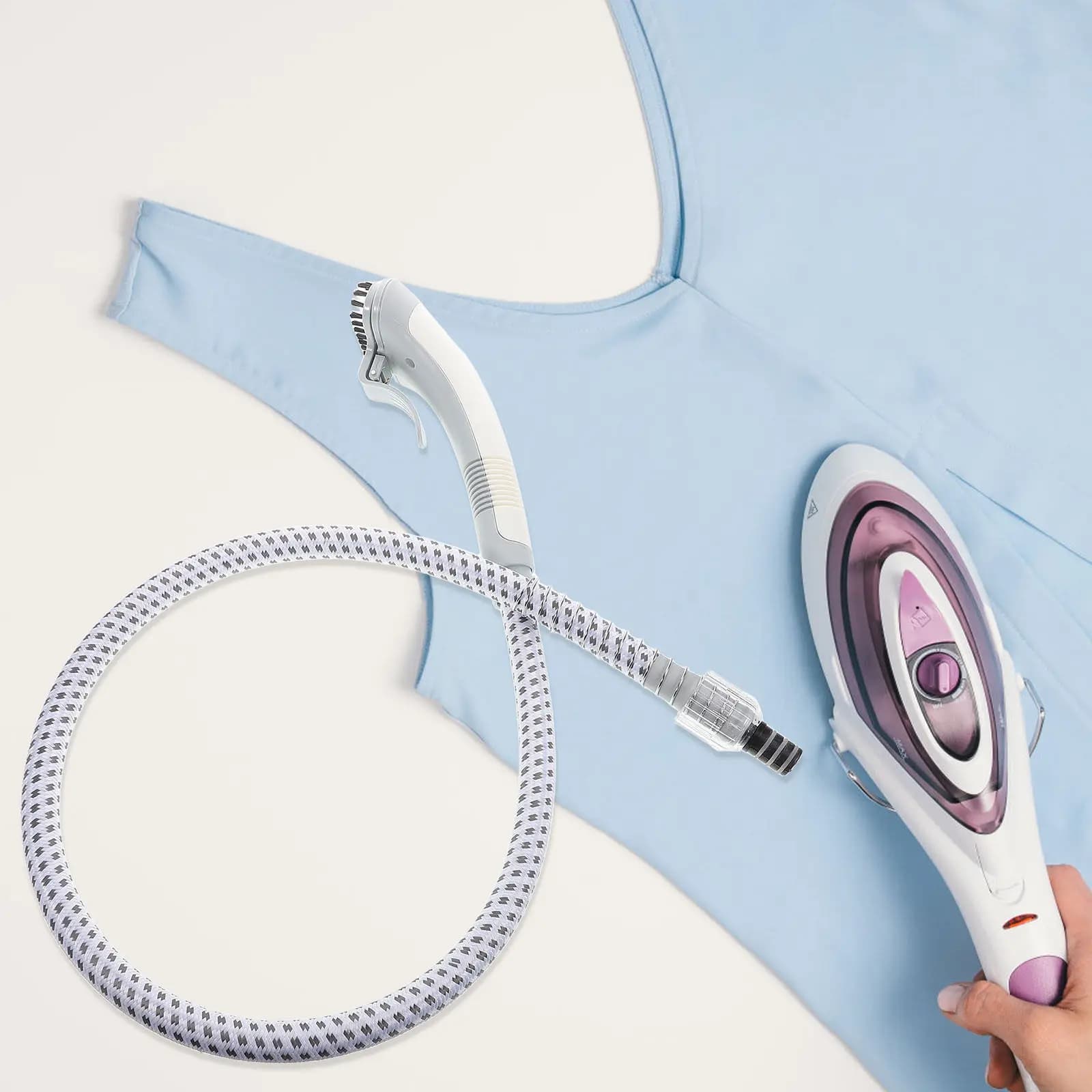 Tubo Universale di Ricambio per Vaporizzatore, Design con Fibbia in Plastica per Fornitura Efficiente di Vapore, Accessorio per Stiratura Vestiti
