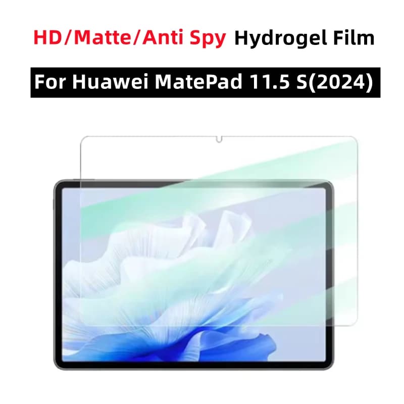 2 pezzi di pellicola idrogel opaca per tablet Huawei MatePad 11.5s, protezione per schermo HD per Huawei MatePad 11.5 S 2024, pellicola anti-spia