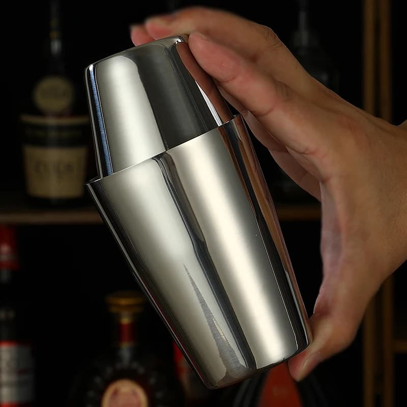 Premium Mini Cocktail Shaker Set: due pezzi Pro Boston Shaker Set,Martini Drink Shaker in acciaio inossidabile 304