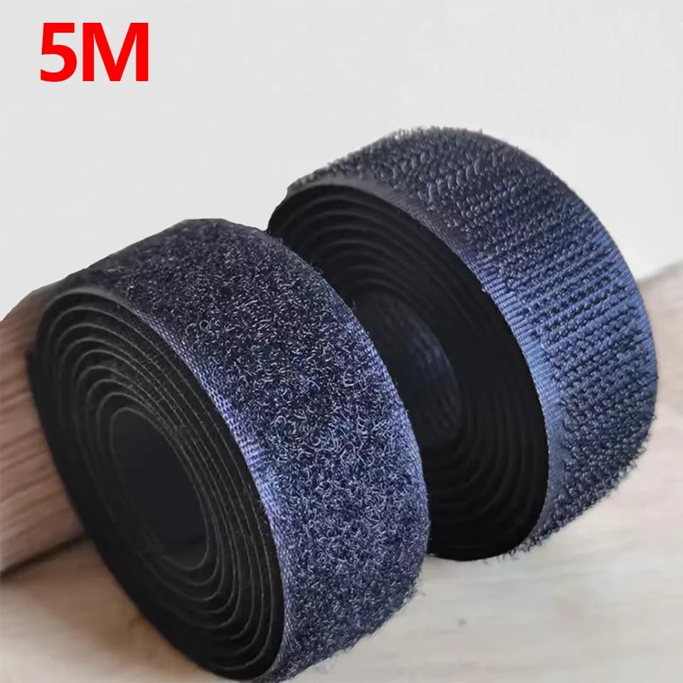 1/3/5/10M 20/25/30/50mm Nastro di fissaggio per cucire con gancio e anello non adesivo Tessuto in nylon Adesivo magico Accessori per cucire