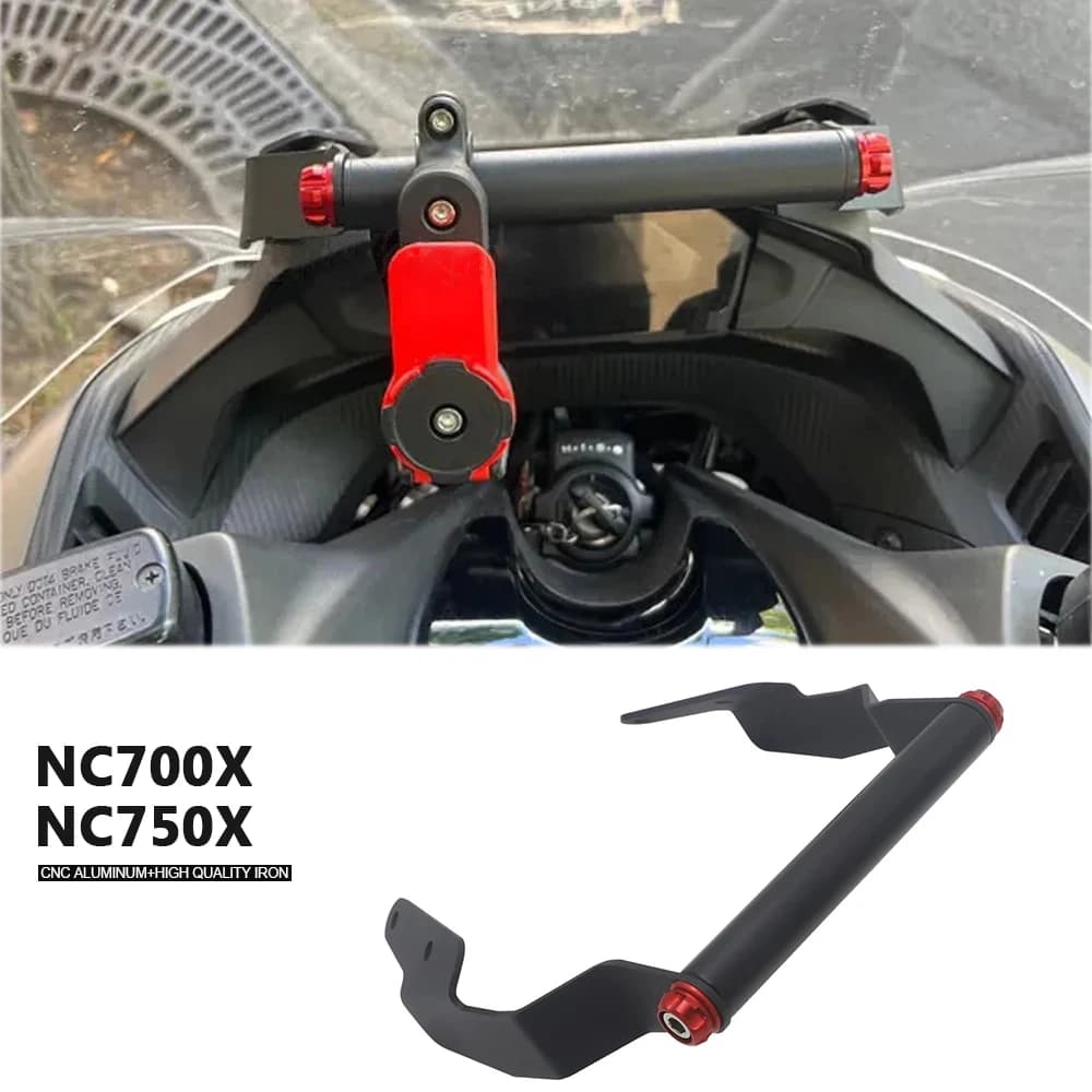 Supporto per telefono moto per Honda NC750X NC700X Supporto per staffa di navigazione GPS Barra anteriore NC 750 X 2014 2015 NC 700 X 2012-2014