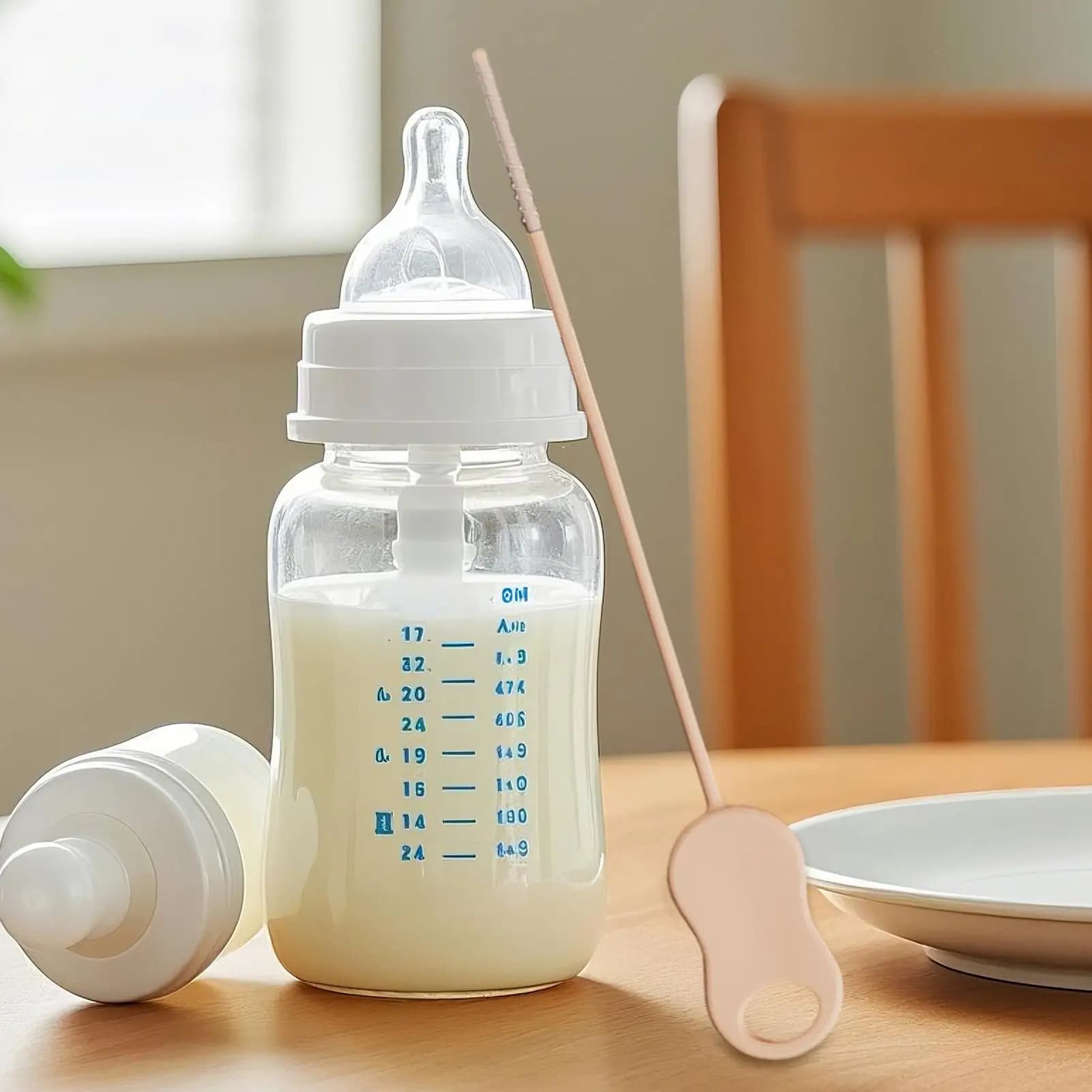 Straw Brush Silicone Flexible Washer Scrubber Straw Bottle Cleaner Brush Extra Long For Travel Water Bathroom Dish Glass Kitchen