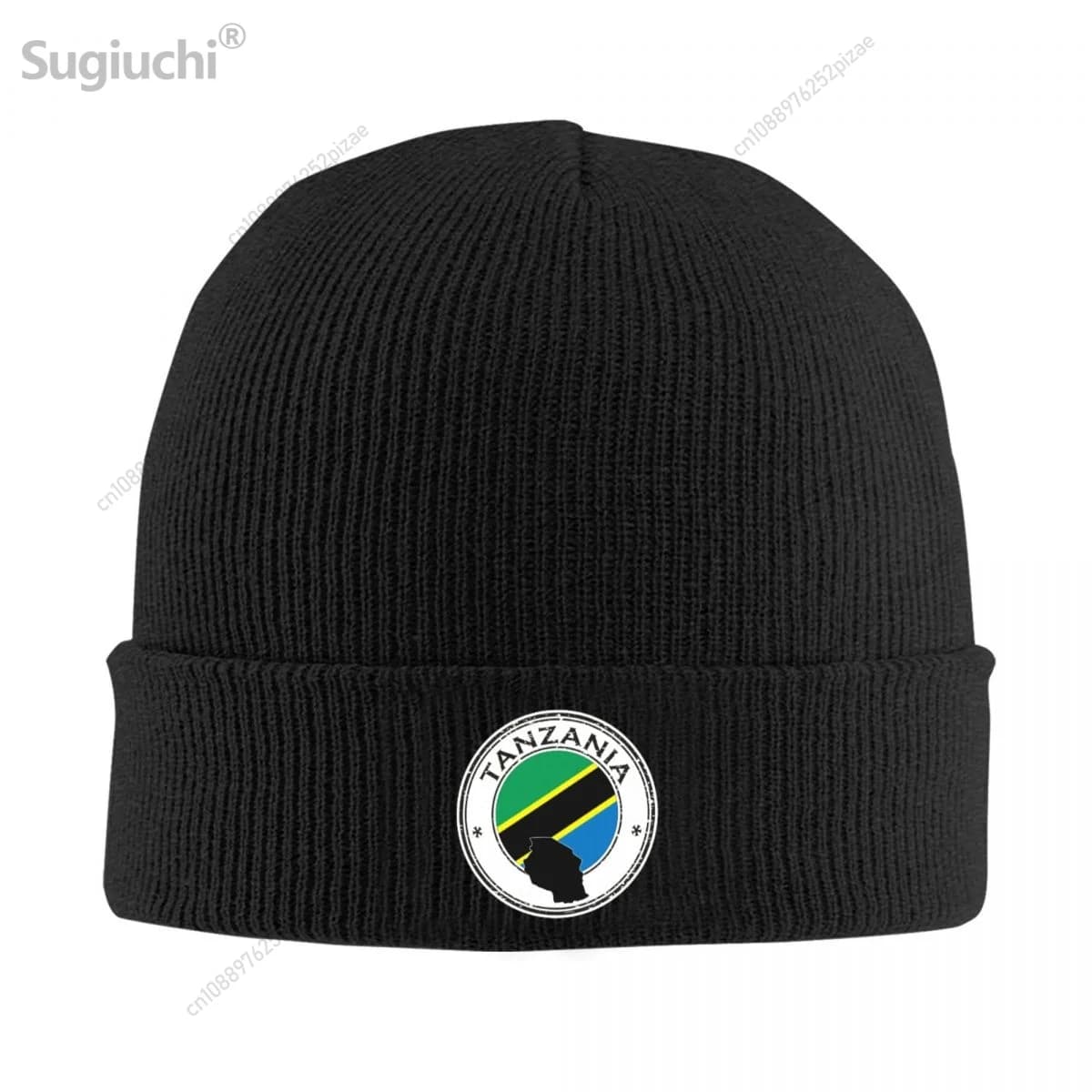 Tanzania Flag With Map Beanie Bonnet Knit Hats Men Women Cool Unisex Adult Winter Warm Cap For Gift