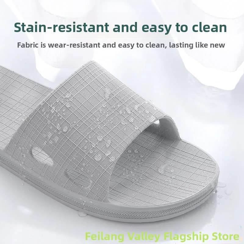 Nuove Ciabatte Estive 2026 con Suola Spessa da Uomo, per Casa, Interni, Bagno, Antiscivolo, Resistenti all'Usura, Stile Semplice, in PVC