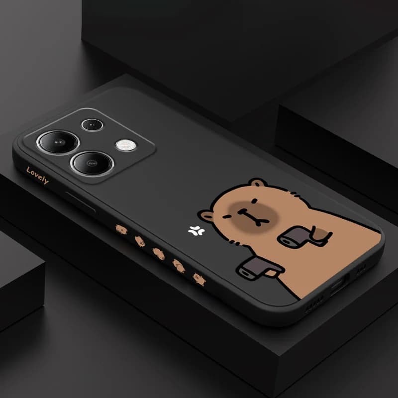 Custodia per telefono Clever Capybara per Xiaomi Redmi Note 15 Pro Plus 4G 5G in silicone