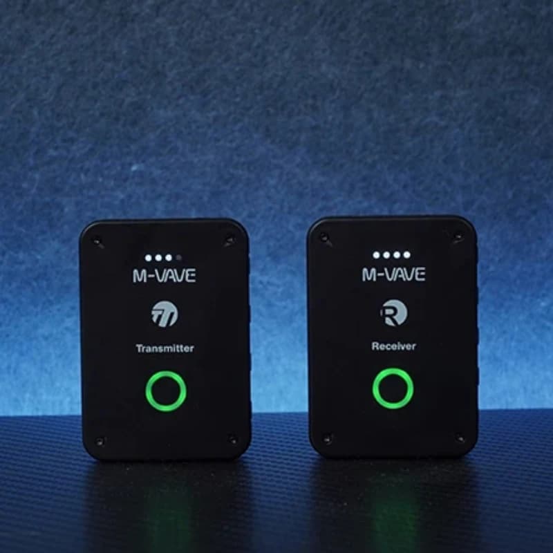 M-vave WP-9 2.4G Wireless Earphone Monitor Rechargeable Transmitter Receiver Support Stereo Mono Recording Function