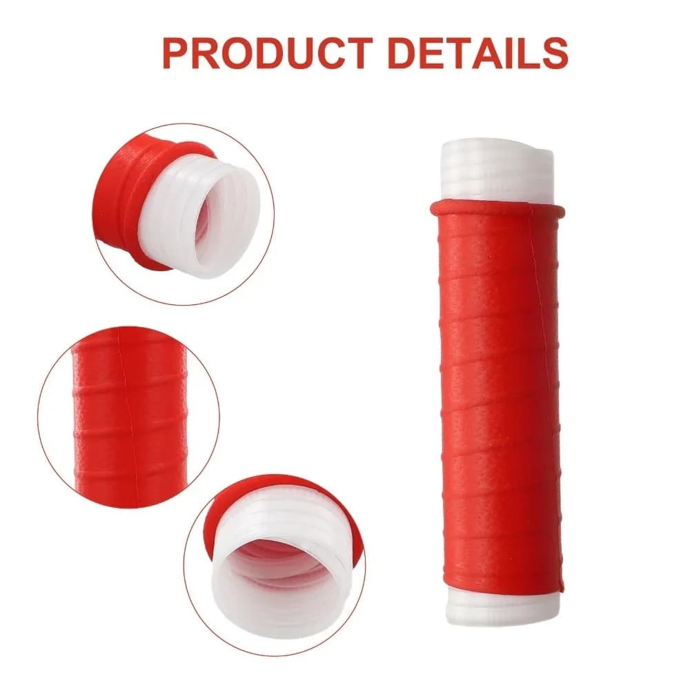 Copertura in Silicone per Manico di Canna da Pesca, Antiscivolo, Antistatica, Sostituibile, Ispessita, Termorestringente