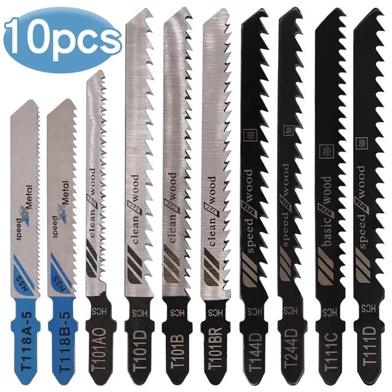 10 piece electric saw blades for metal woodworking machines with fine and coarse teeth to avoid edge falling explosions