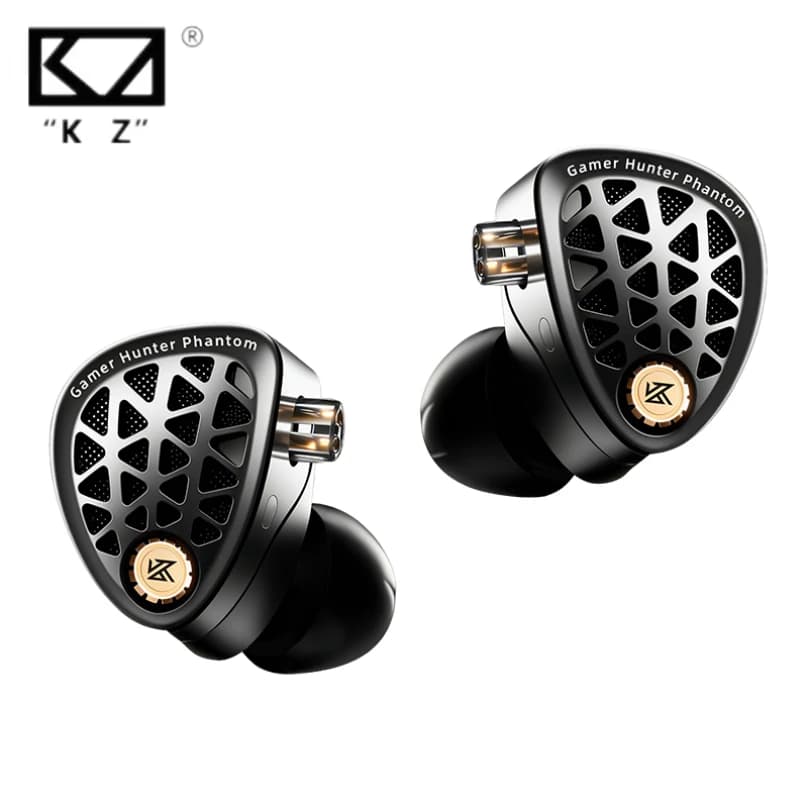 KZ Phantom HiFi Wired Gaming Earphones In-Ear FPS Sound Positioning With Mic DSP For PC Mobile Gamer