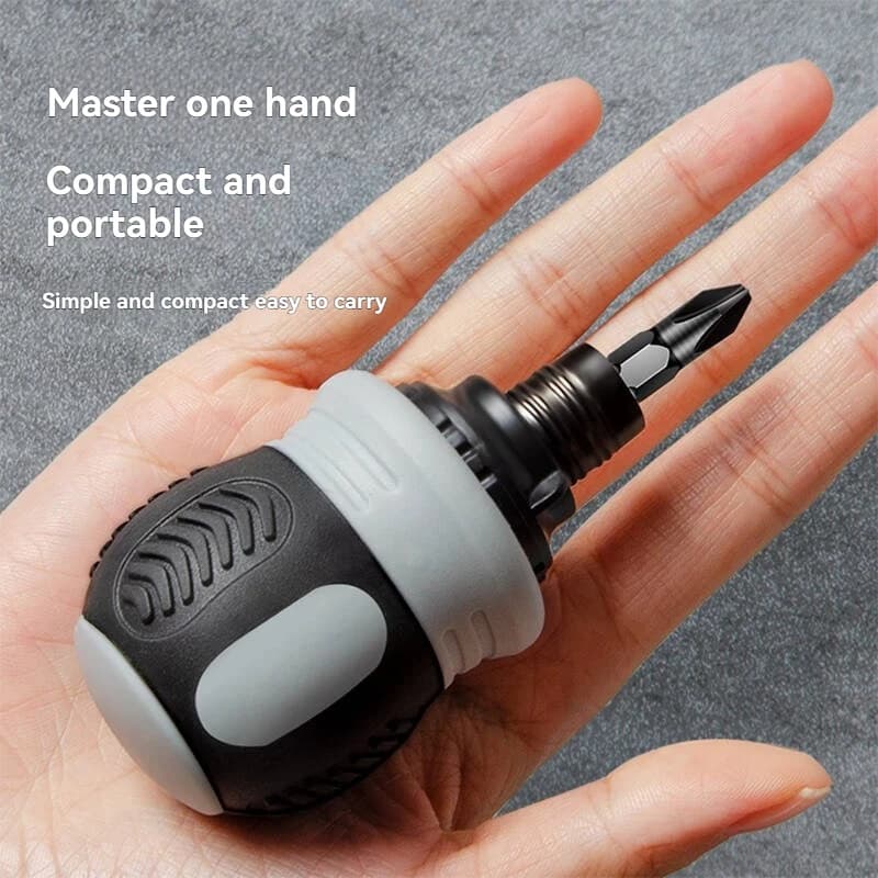 Set of ratchet screwdrivers Short-form radish head High hardness Save of Multifunctional labor for double purpose
