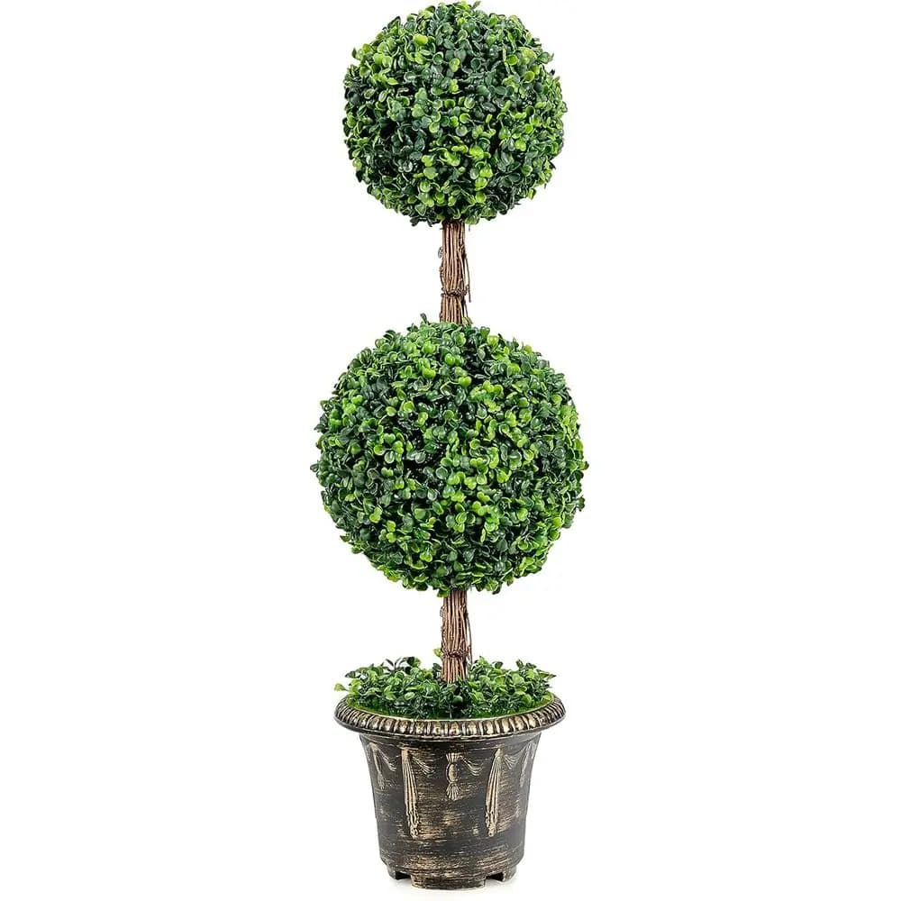 Alberi Topiari Artificiali, Piante a Sfera Verdi, Alberi Decorativi per Casa o Ufficio Interni ed Esterni