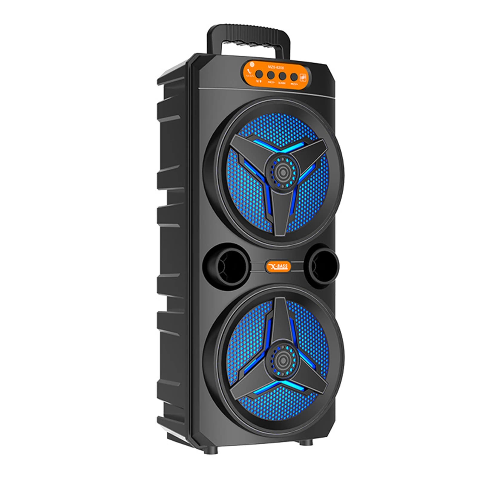 Altoparlante Bluetooth con Microfono Wireless, Macchina per Karaoke con Supporto TWS/AUX/USB/Scheda TF/Radio FM per Feste all'Aperto, Spiaggia, Giardino e Casa