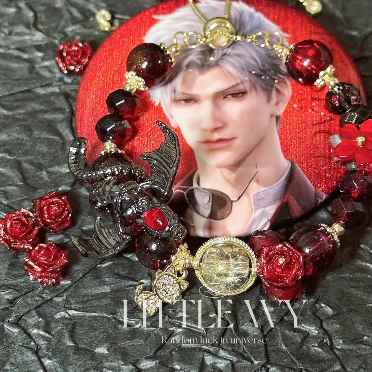 Women Beaded Bracelets Game Anime Love and Deepspace Sylus Dressing Up Wearing Props Men Gifts Couple Bracelet