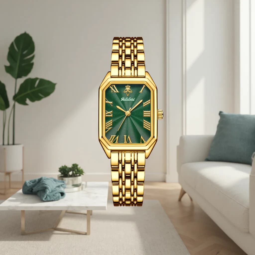 Orologio da donna Yalalusi: un orologio semplice ed elegante con quadrante quadrato e resistente all'acqua – un regalo perfetto per le ragazze.