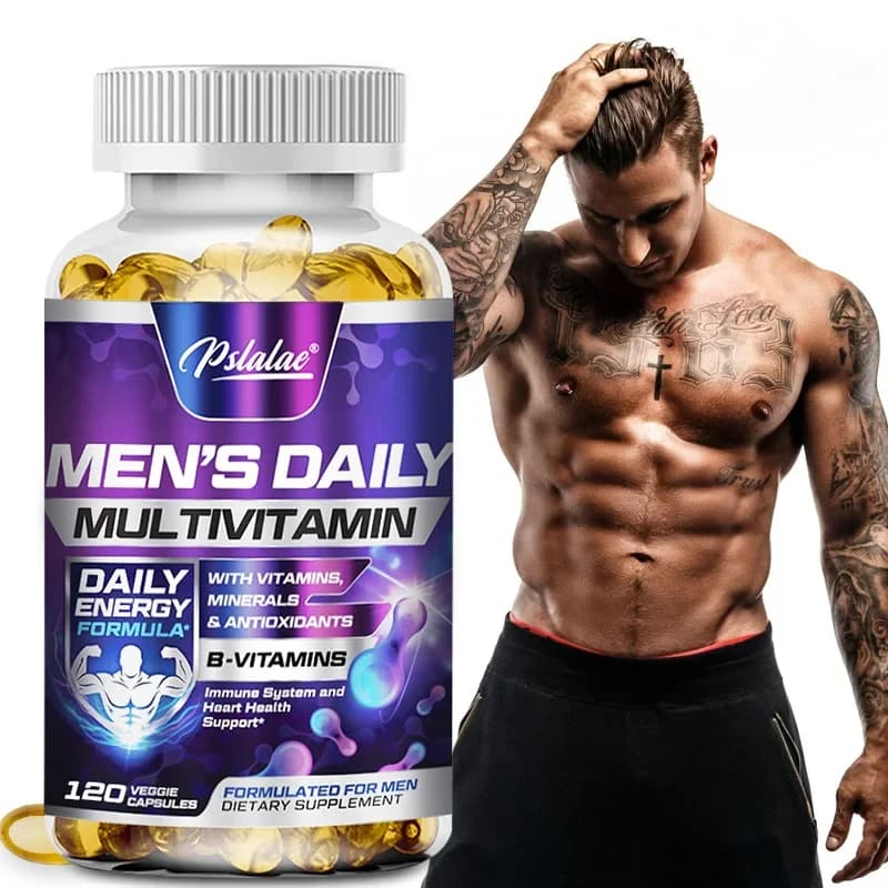 Daily multivitamin supplement for men: for immunity, energy and resistance, digestion, skin and general health