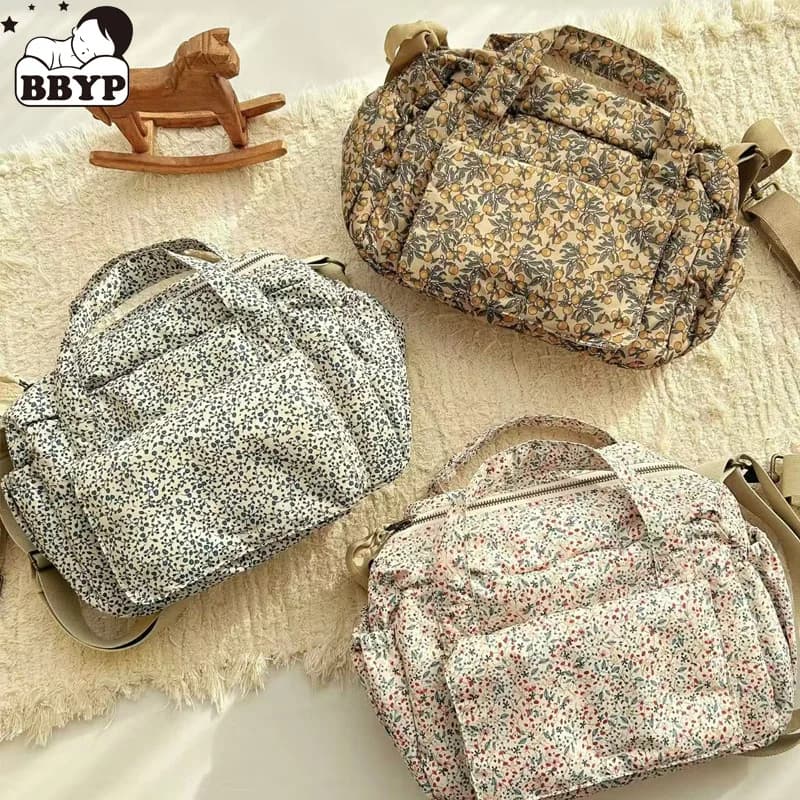Nuova borsa per pannolini con stampa per bambini per riporre e organizzare il passeggino Borsa per pannolini Zaino Borsa per pannolini per mamma per passeggino