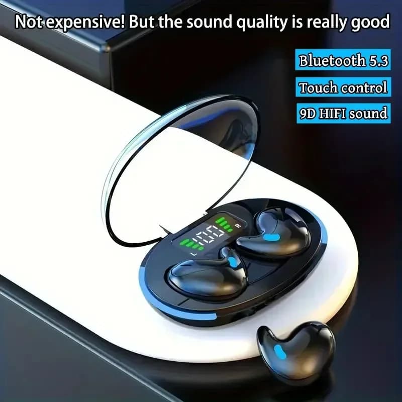 X55 Mini Wireless Headphones Bluetooth Reduction of Noise Sports Game Bluetooth Sleep 50 HIFI Stereo Stereo Music Headphones