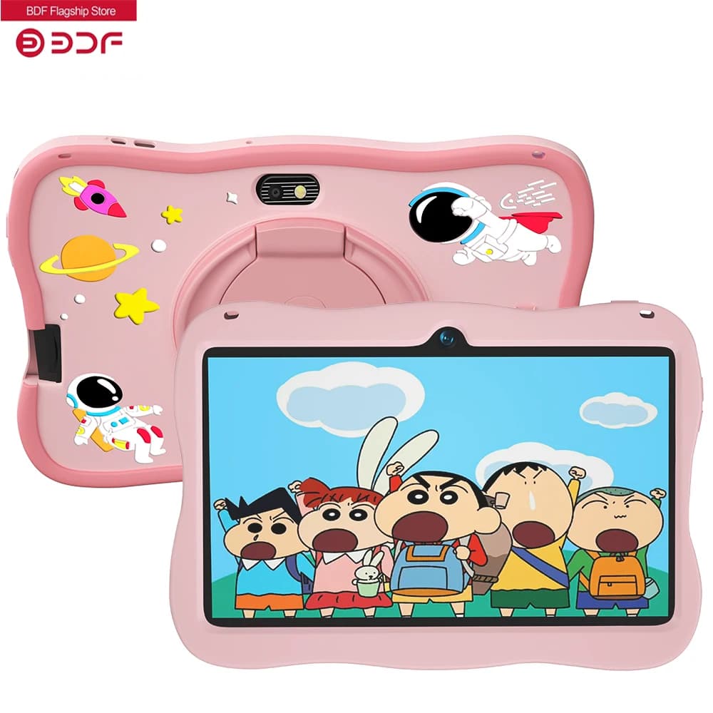 Tablet PC 7.0 inch Quad Core 4 GB of RAM 64 GB of ROM Best Gifts for Kids Android 12 Game for Kids Educational Learning Tablets