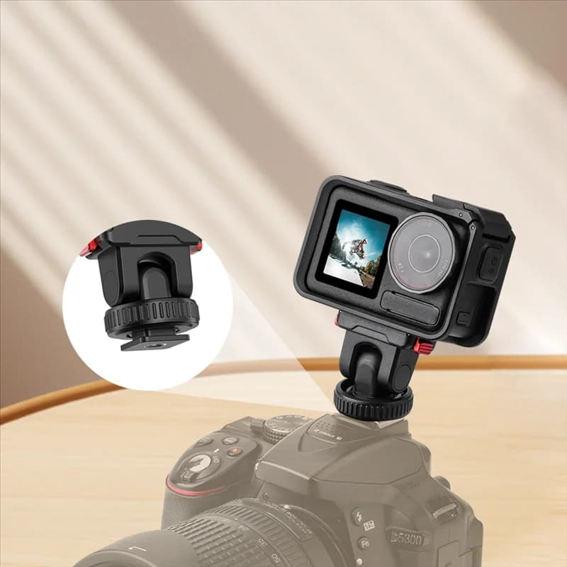 Quick release magnetic base for camera with cold slide for multifunction camera accessories Action 5 Pro/4/3