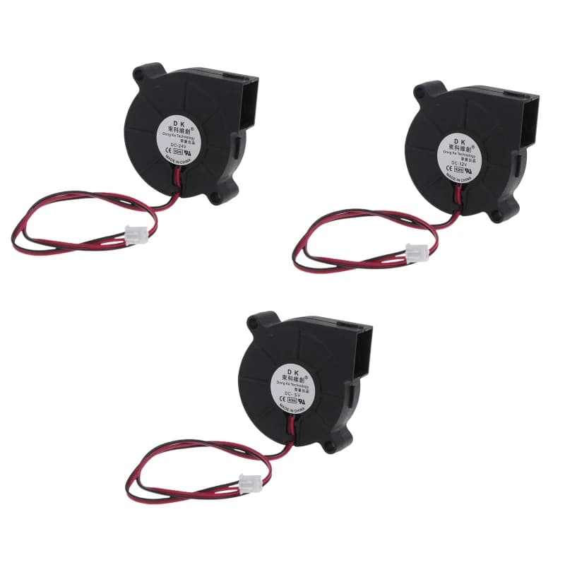 5015 Quiet Fan 5V 12V 24V Oil Bearing Fan 5CM 3D Printer