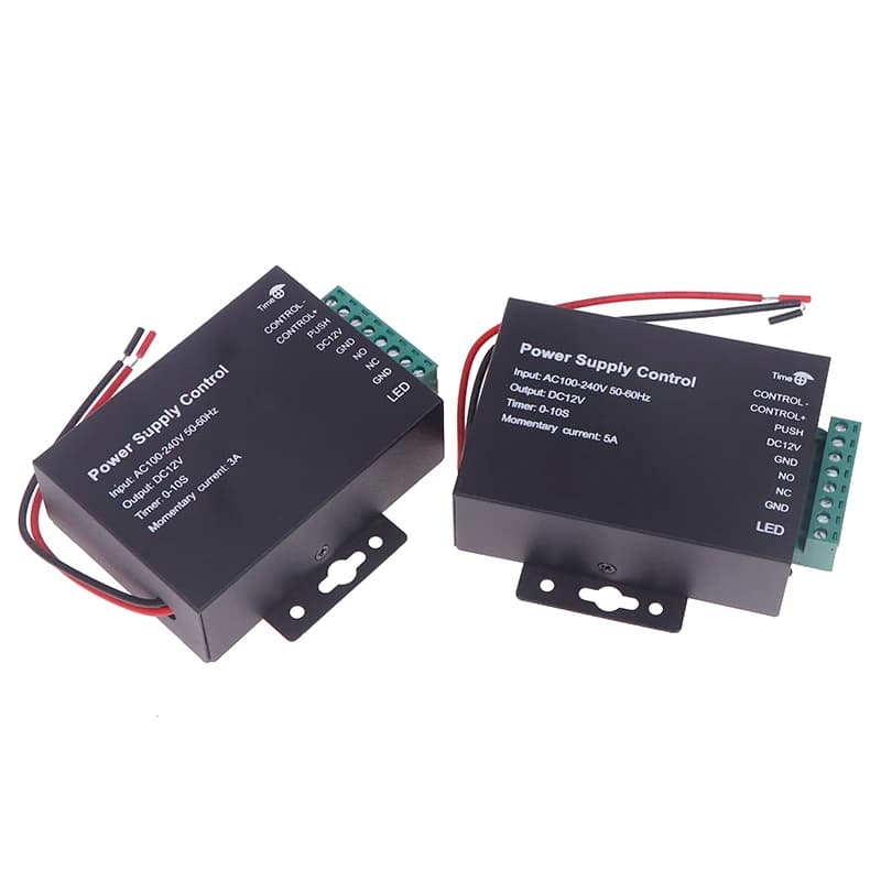 Alimentatore 12V 3A per controllo accessi Mini adattatore di commutazione per serratura magnetica elettrica, telecamera CCTV, porta di sicurezza GaronaQTG329
