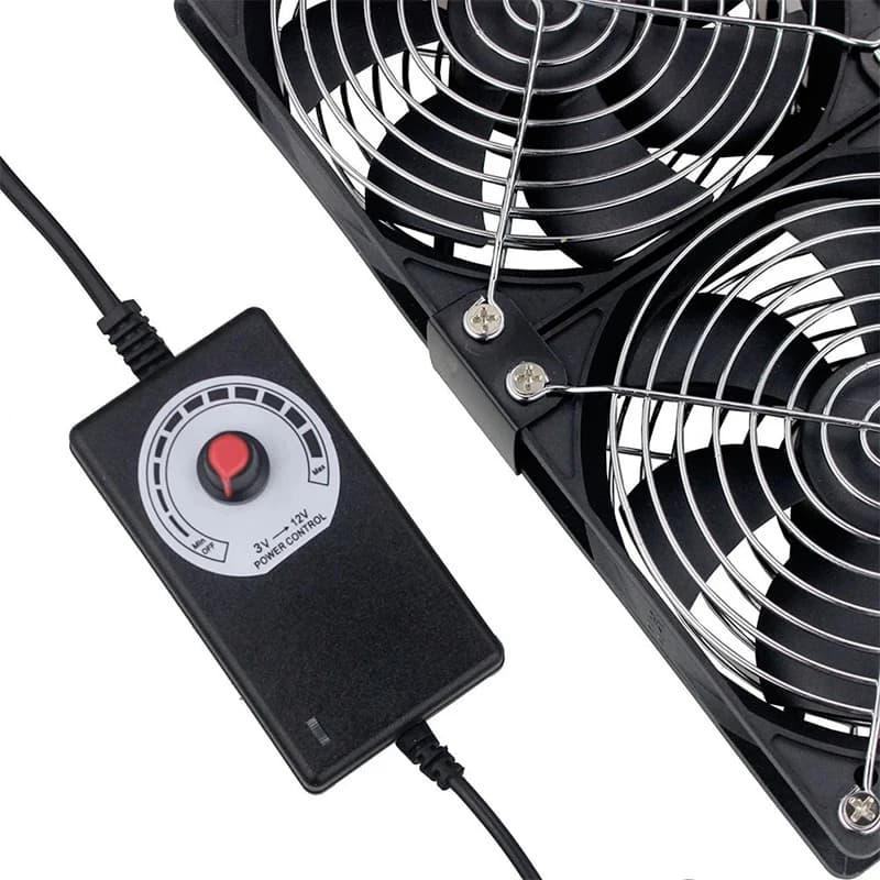 Ventola di raffreddamento multifunzione da 3000 RPM con controller per sistema di raffreddamento di workstation, rack e stazioni di servizio