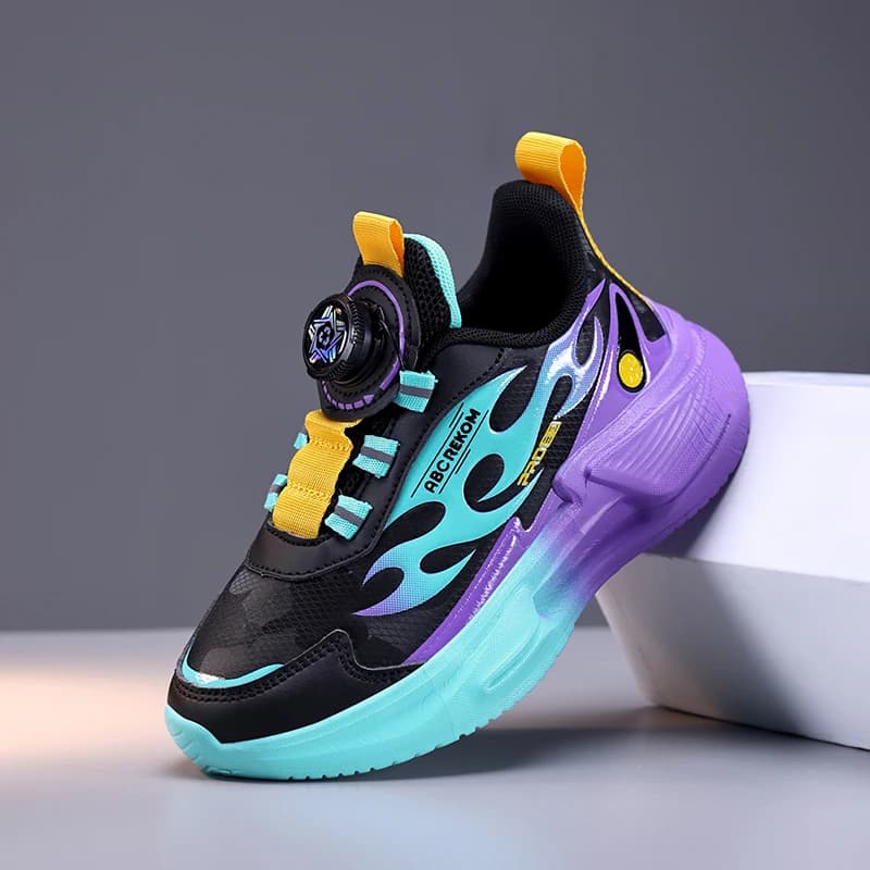 Kids Sneakers Kids Casual Sport Shoes 2025 New Design Luxury Leather Sneakers Boys Girls Walking Shoes