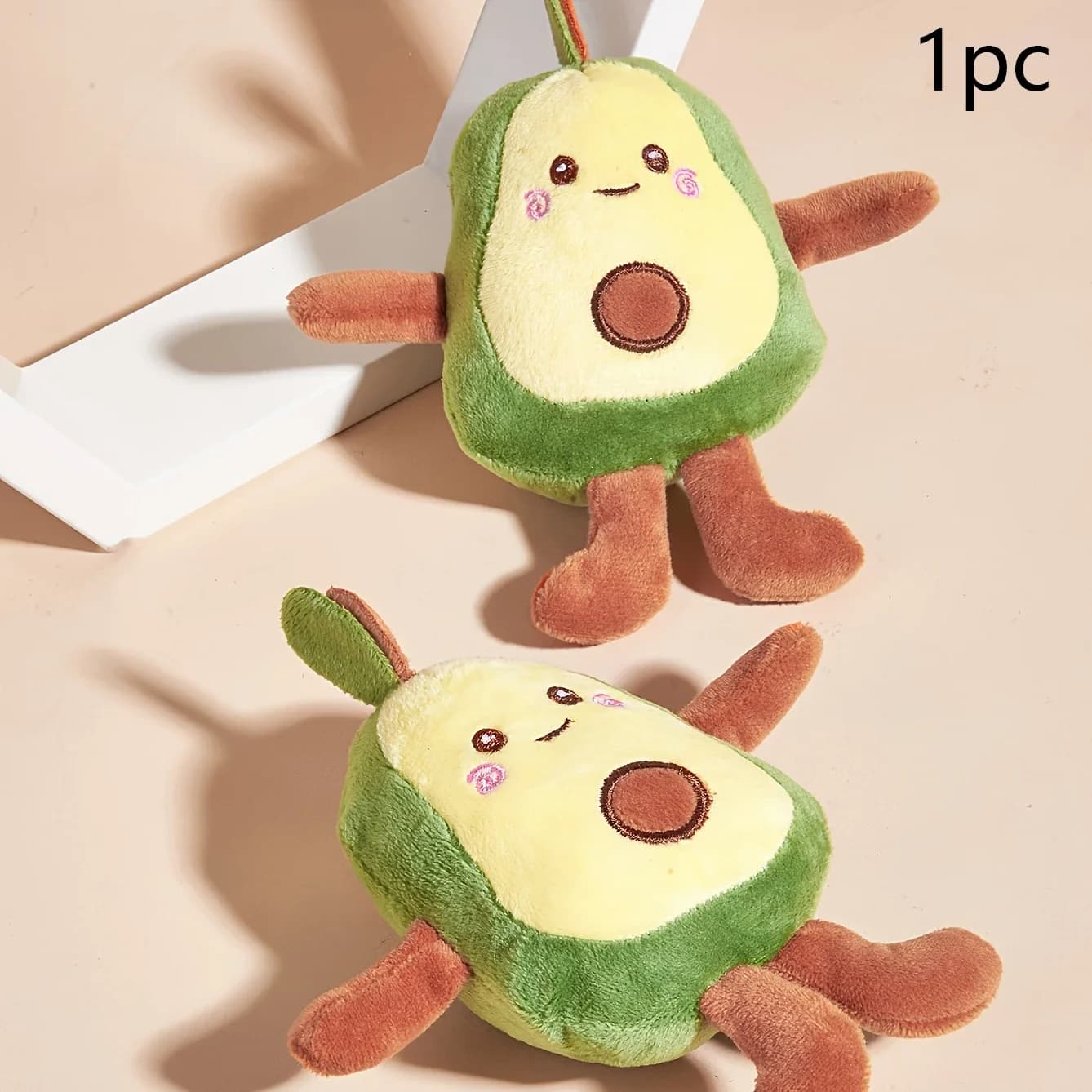 1 peluche per animali domestici a forma di avocado dei cartoni animati per cani da interattare e giocare nella vita quotidiana