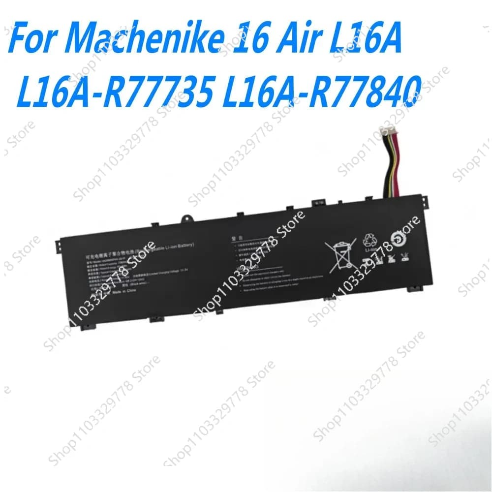 Batteria del computer portatile U639965PHV-3S1P da 11,55 V 81,6 Wh 7060 mAh per Machenike 16 Air L16A L16A-R77735 L16A-R77840