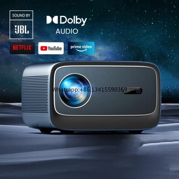 Nuovo Arrivo/ODM K3 Versione Globale Proiettore LED 1500 ANSI Lumen 1080P 4K Supporto Video Esterno Smart Proiettore LCD