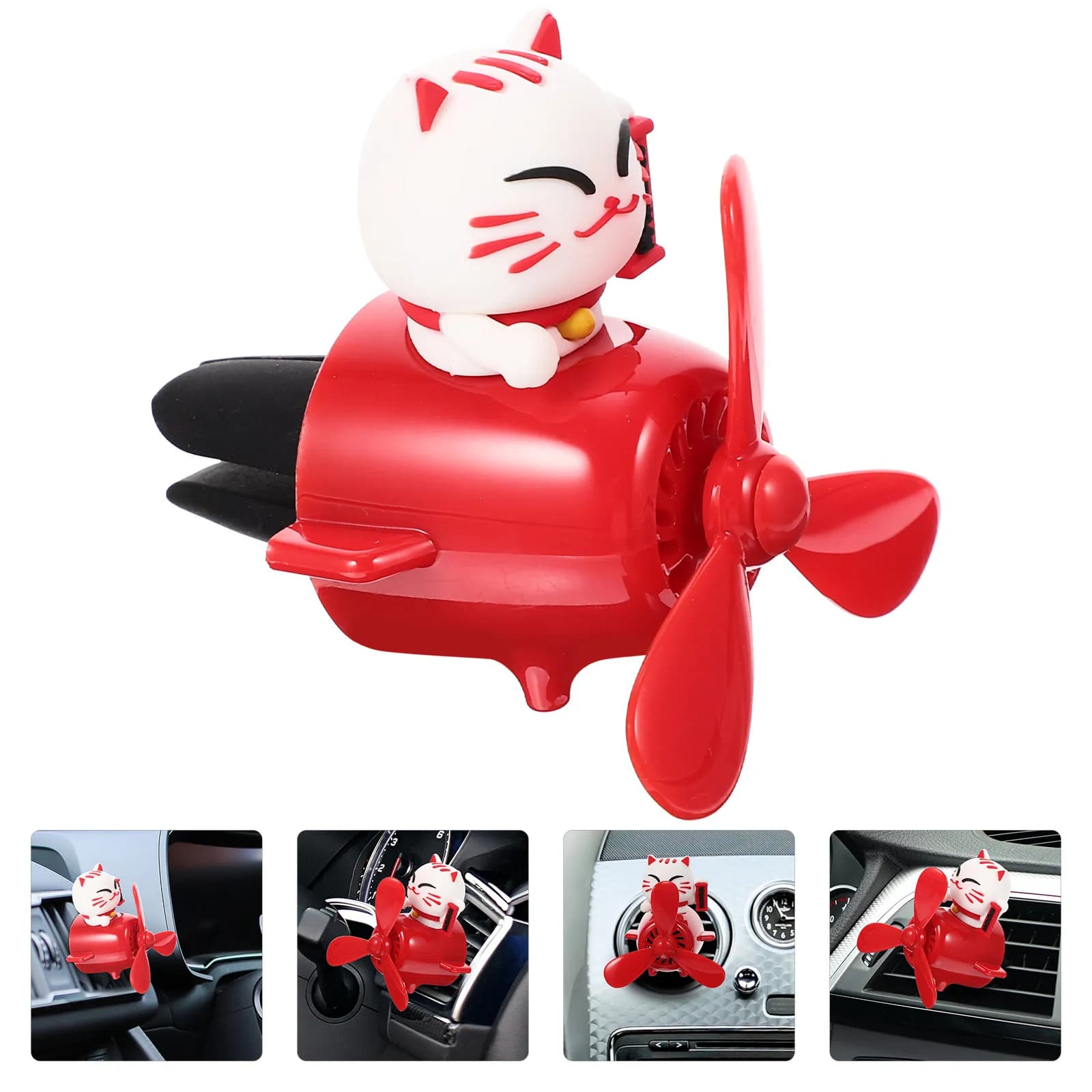Clip Profumato a Forma di Animale Cartone Animato per Bocchetta dell'Aria Auto, Decorazione Aromaterapica, Deodorante per Auto, Ornamento per Casa e Ufficio