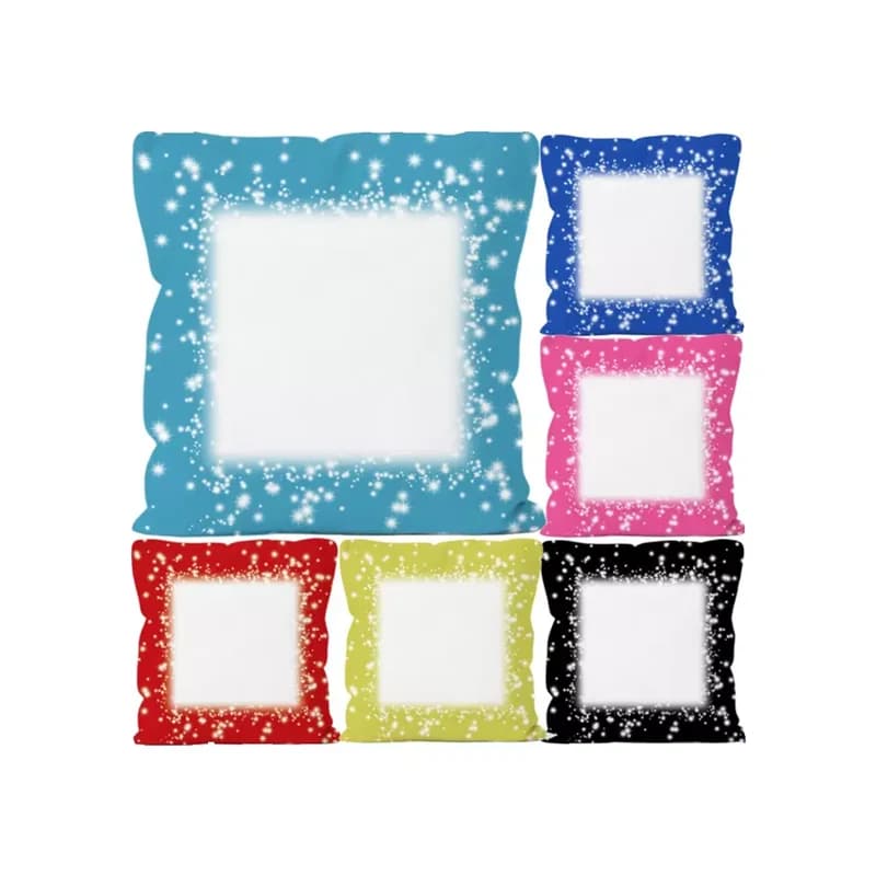 Sublimation Blank Colorful Tie Dye Throw Square Pillow Case Cover Sofa Home Sleeping Living Room Car Decor for DIY Photo Printing