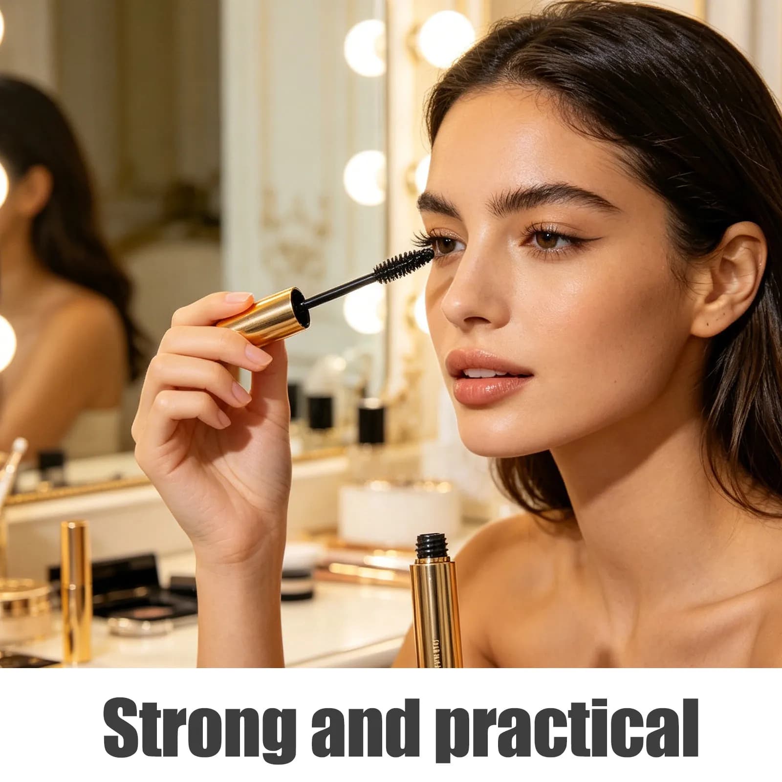6 tubetti vuoti per mascara con applicatore, 10 ml, ricaricabili, a prova di perdite, ideali per viaggi, contenitori fai-da-te per crema ciglia e colla per sopracciglia per donne