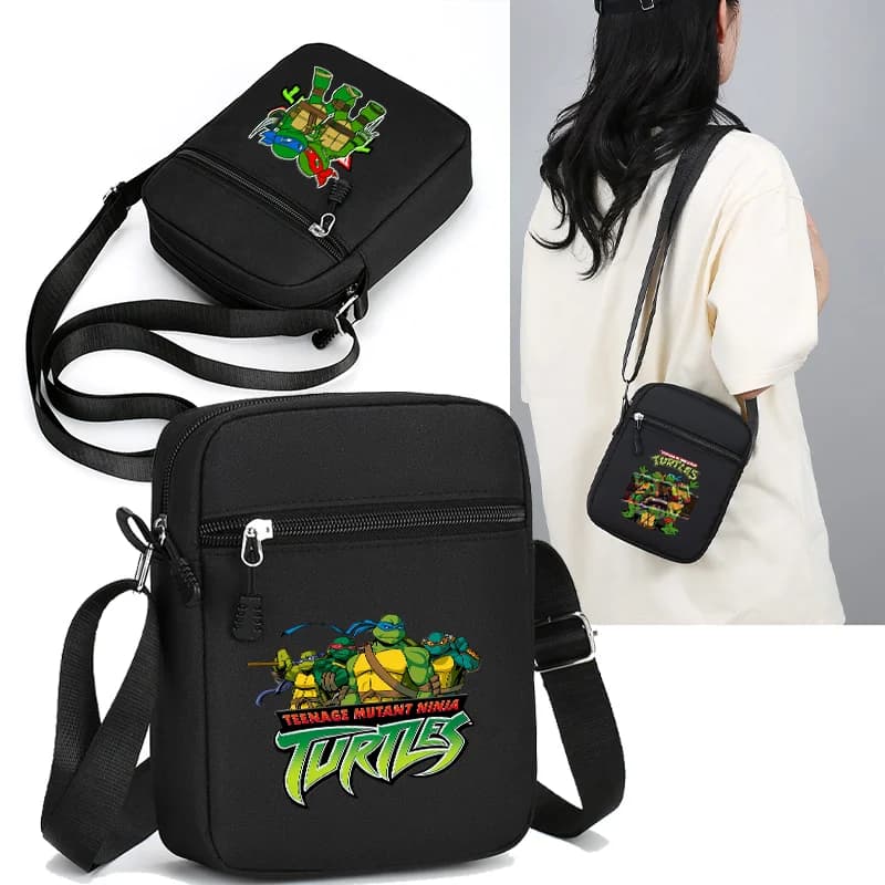 Teenage Mutant Ninja Turtles Shoulder Bags for Women Men Fashion Crossbody Bag Outdoor Portable Unisex Handbags Party Gifts New