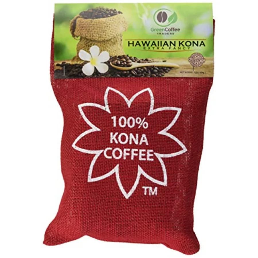 1 libbra. Chicchi di Caffè Tostati 100% Hawaii Kona