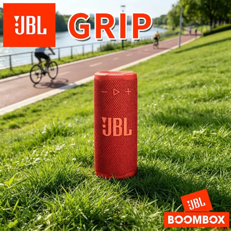 Nuovissimo Altoparlante JBL Grip Mini Originale per Giorni Ventosi, Riproduzione Stabile, Campo Sonoro Concentrato, Evita il Disgregamento del Suono in Condizioni di Vento