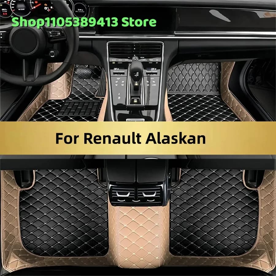 Tappetini auto personalizzati per Renault Alaskan 2016 2017 2018 2019 2020 2021 2022 Accessori per tappetini auto Tappeti Auto