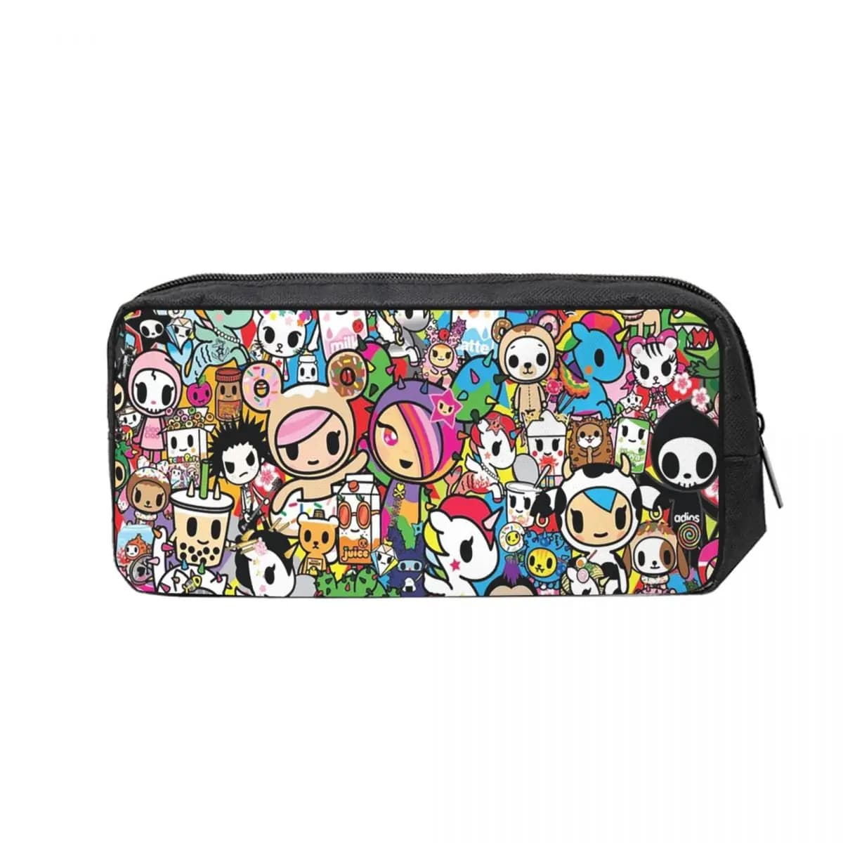 Astuccio Tokidoki Kawaii Donutella Sandy Unicorno per Studenti, Portapenne Grande, Borsa per Matite, Porta Penne