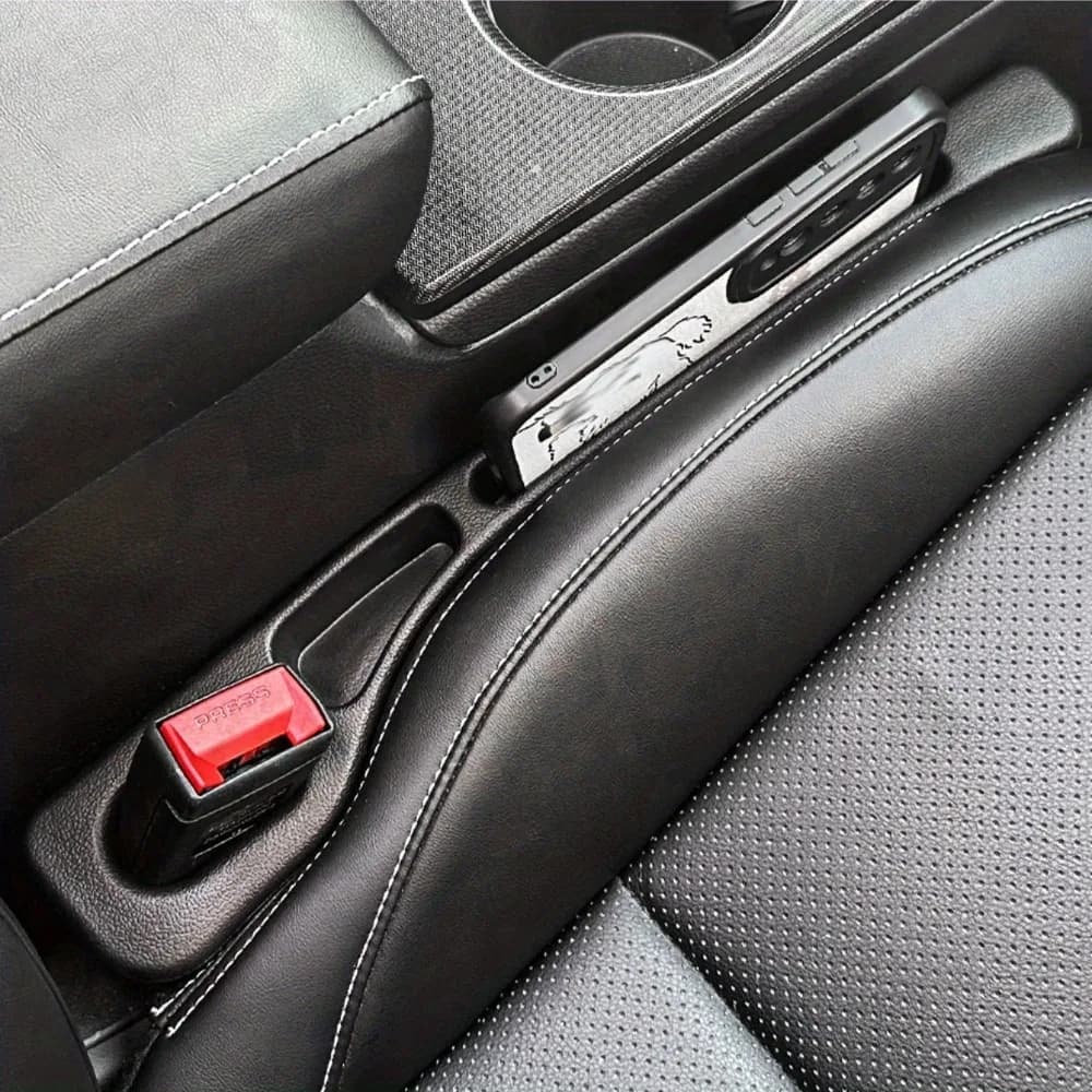 Organizzatore impermeabile per il vuoto tra i sedili dell'auto, 2 pezzi.