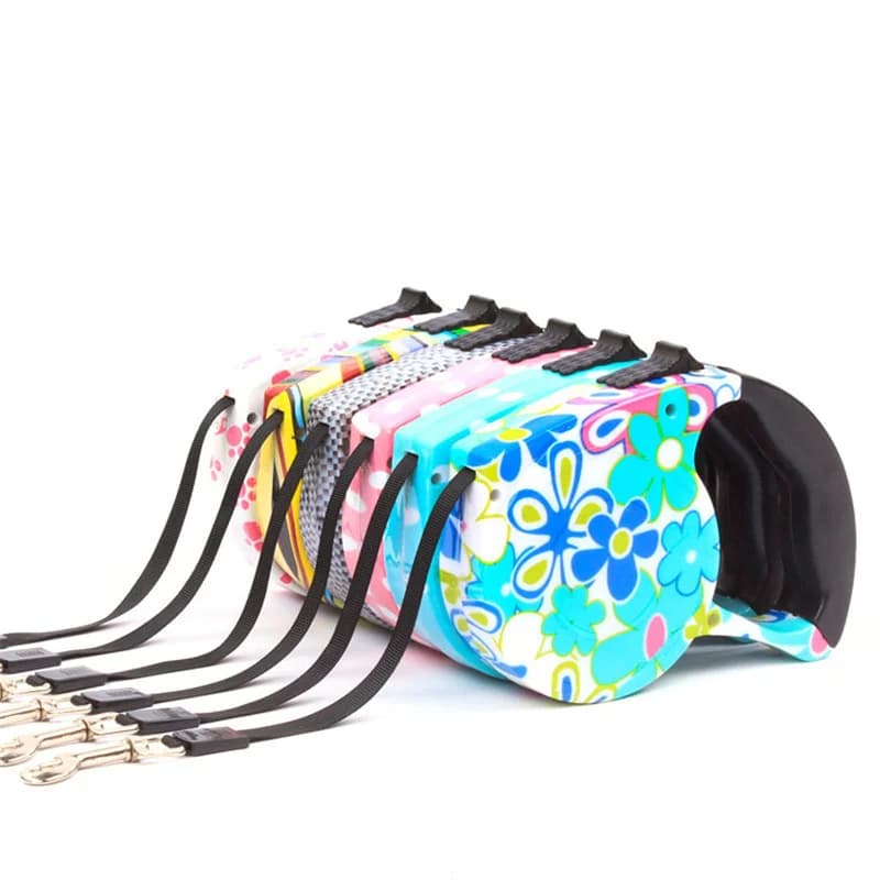 3m 5M guinzaglio per cani durevole guinzaglio per cani in Nylon retrattile automatico guinzaglio estensibile cucciolo che cammina Roulette per cani guinzaglio accessori