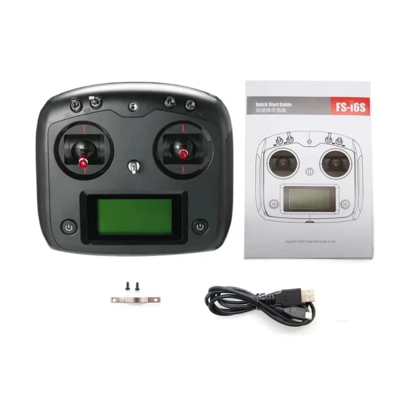 FLYSKY FS-i6S i6S 2.4G 10CH AFHDS 2A Trasmettitore acceleratore di centraggio iA6B A8S iA10B Ricevitore RetailBox RC FPV Drone